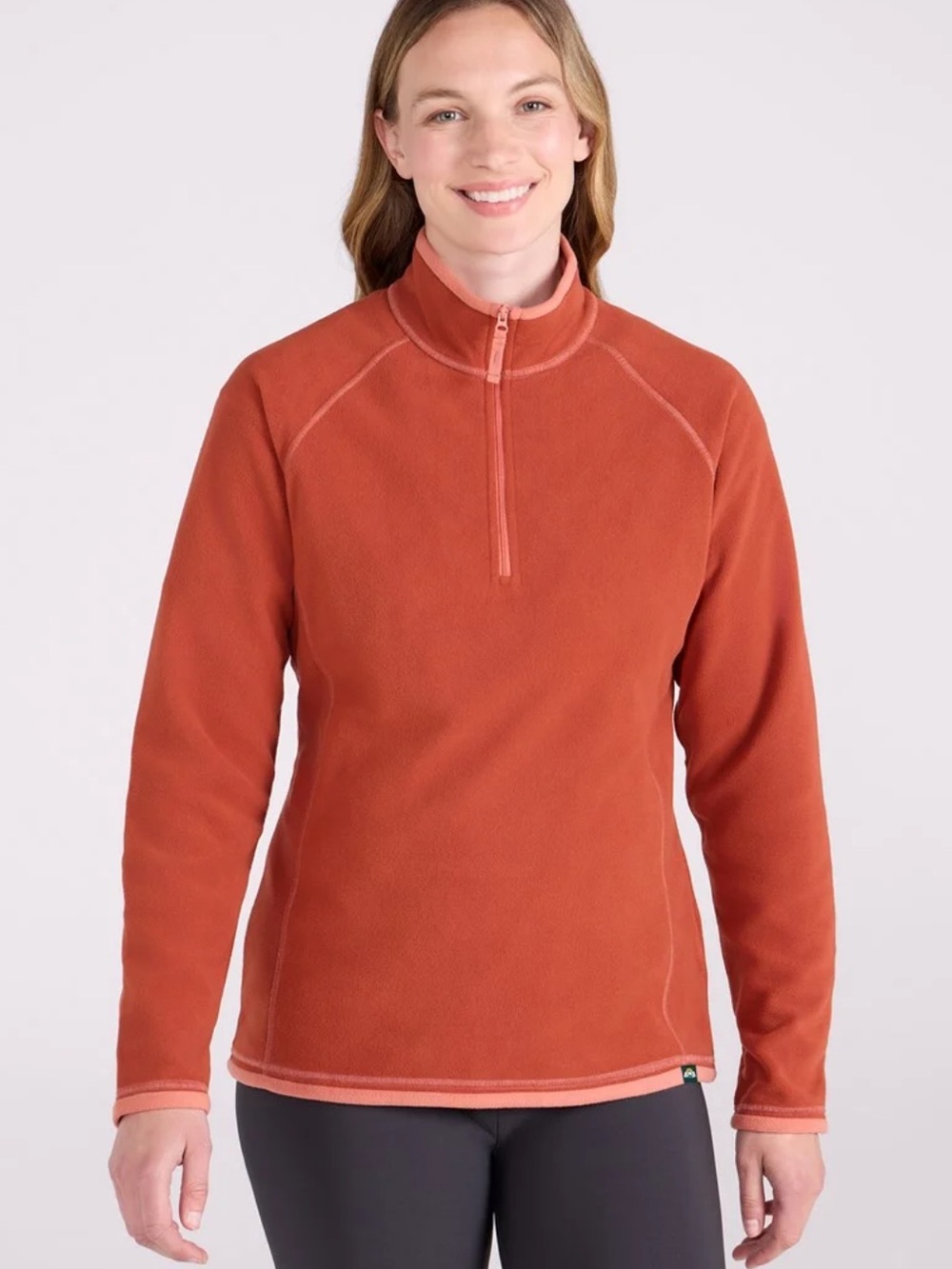 Mountain Warehouse Montana Microfleece Burnt Orange Lightweight Jacket, size 4